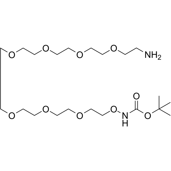 t-Boc-Aminooxy-PEG7-amine 2226611-29-4